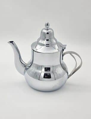 קומקום מרוקאי אל חלד צבע כסף