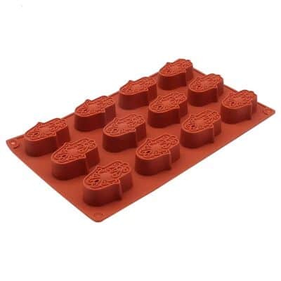 תבנית סיליקון חמסה קטנה 12 שקעים