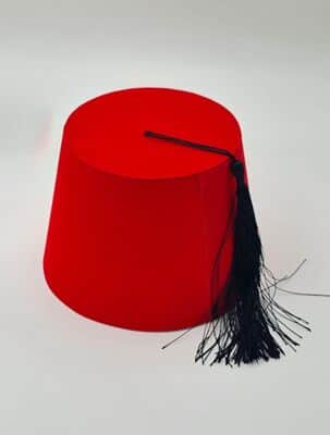 כובע תרבוש מרוקאי אותנטי לחינה