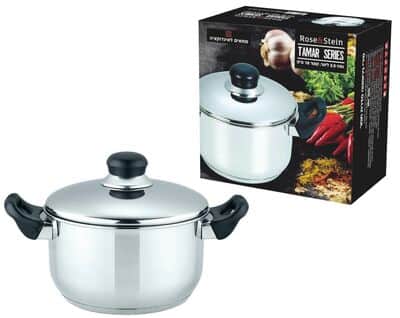 סיר נירוסטה 18 ס"מ 2.5 ליטר רוזנשטיין