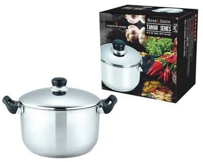 סיר נירוסטה 24 ס"מ 6.5 ליטר רוזנשטיין