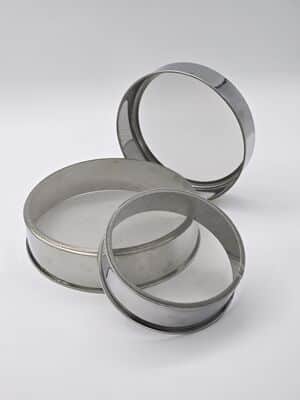 נפה צפופה נירוסטה 17 ס"מ