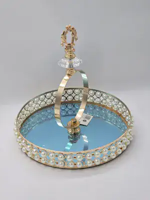 מגש מרוקאי פנינים קוטר 30 ס"מ