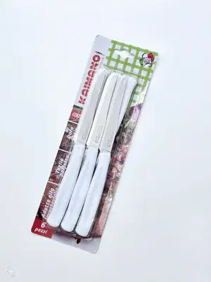 סט 6 סכיני KAIMANO קיימאנו לבן