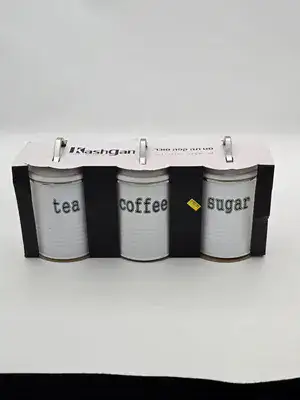 תה קפה סוכר פח אטום שילוב כסף לבן