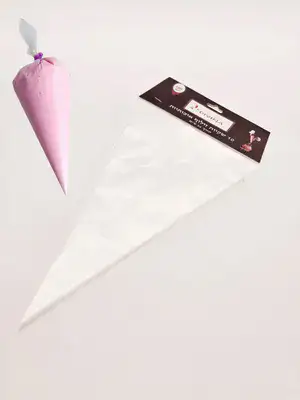 10 שקיות זילוף שקופות איכותיות 36 ס"מ