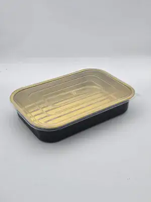 תבנית אפיה מלבנית 22/32 אולמיניום כולל מכסה